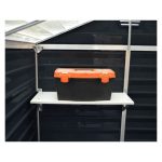 VRTNA HIŠKA PALRAM SKYLIGHT TIP 6X10 TEMNO SIVA - slika 9