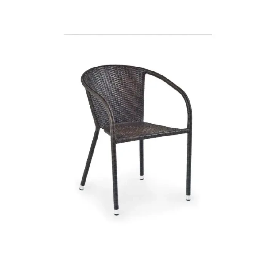 Vrtni stol MIDI je narejen iz sintetičnega ratana. Nogice ima iz jekla v temno rjavi barvi. Stol je primeren za zunanje prostore in gostinske lokale. Barva: -