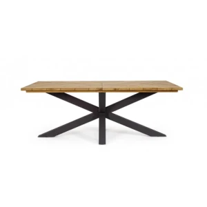 Jedilna miza PALMDALE 200X100 je elegantna miza, ki je primerna za vsak prostor. Mizna plošča je narejena iz tikovega lesa z aluminijastimi nogami. S svojo