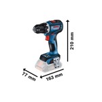 AKUMULATORSKI VRTALNIK BOSCH PROFESSIONAL GSR 18V-90 C - slika 2