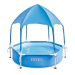 BAZEN S KOVINSKO KONSTRU. INTEX METAL FRAME 183X38 CM Z BALDAHINOM