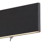 DEKORAT. STENSKA SVETILKA SIEGFRIED 12W ČRNA - slika 3