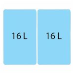 DEL ZA POMIVALNO KORITO ALVEUS SISTEM ZA ZBIRANJE ODPAD. ALIBIO 30, 2X16 L - slika 2