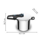 EKONOM LONEC TEFAL 8L SECURE TRENDY AQUA BLUE - slika 2