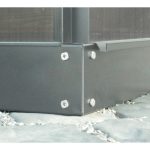 ELEMENT ZA RASTLINJAK VITAVIA JEKLENI OKVIR TEMELJ 3800 12.5CM ČRNA - slika 2