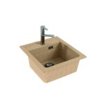 GRANITAL POMIVALNO KORITO ALVEUS ATROX 20, BEIGE G55 470X500 MM - slika 2