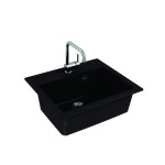 GRANITAL POMIVALNO KORITO ALVEUS ATROX 30, CARBON G91 590X500 MM - slika 2