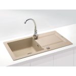 GRANITAL POMIVALNO KORITO ALVEUS FALCON 30, G55 BEIGE 780X435 MM - slika 3