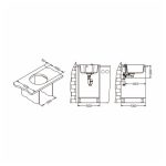 GRANITAL POMIVALNO KORITO ALVEUS NIAGARA 10, G11 ARCTIC FI 510 MM - slika 4