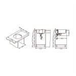 GRANITAL POMIVALNO KORITO ALVEUS NIAGARA 10, G91 CARBON FI 510 MM - slika 3