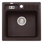 GRANITAL POMIVALNO KORITO ALVEUS NIAGARA 20, G91 CARBON 465X465 MM