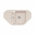 GRANITAL POMIVALNO KORITO ALVEUS NIAGARA 60, G11 ARCTIC 900X500 MM