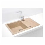 GRANITAL POMIVALNO KORITO ALVEUS ROCK 130, G55 BEIGE 780X480 MM - slika 2