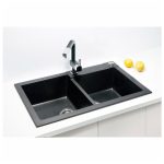 GRANITAL POMIVALNO KORITO ALVEUS ROCK 90, G91 CARBON 780X480 MM - slika 2