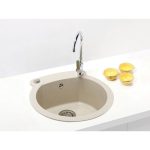 GRANITAL POMIVALNO KORITO ALVEUS ROLL 10, G22 TERRA 510X530 MM - slika 3