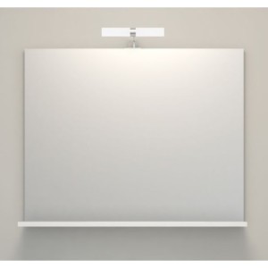 KLASIČNO OGLEDALO AQUAESTIL STELLA 100, S POLIČKO, LUČKO IN STIKALOM, 100 X 2 X 65