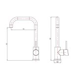 KUHINJSKA PIPA BLITZ K 202 POMIVALNO KORITO - slika 2