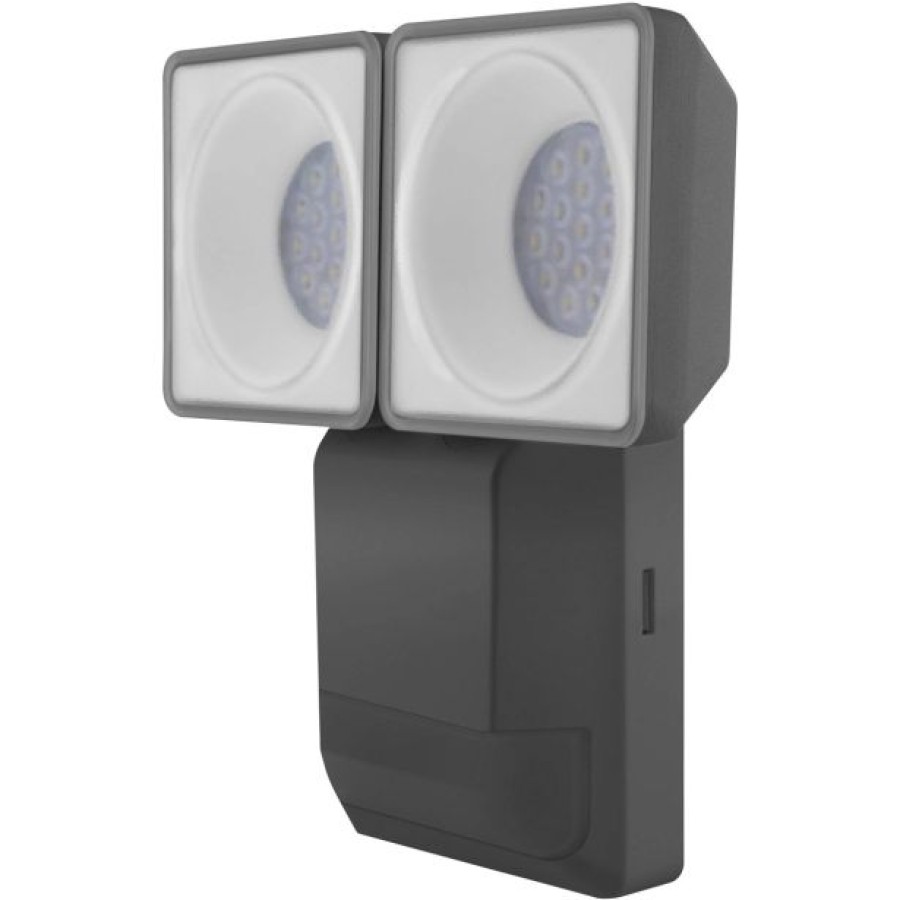 LED ZUNANJI REFLEKTOR LEDVANCE 16W ENDURA PRO SPOT DG S SENZORJEM CW IP55 ČRNI