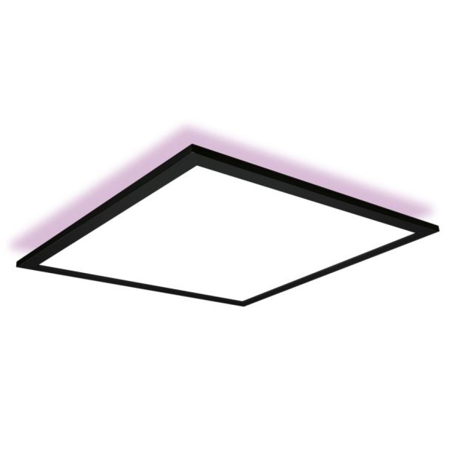 NADGRADNA SMART SVETILKA LEDVANCE 450X450MM REM RGBTW ČRNA SMART WIFI