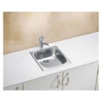 NERJAVNO POMIVALNO KORITO ALVEUS BASIC 80, LEINEN 860X435 MM - slika 2