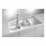 NERJAVNO POMIVALNO KORITO ALVEUS LINE 100, SATIN 1160X500 MM - slika 2