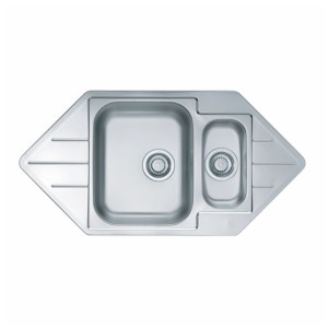NERJAVNO POMIVALNO KORITO ALVEUS LINE 40, SATIN 985X500 MM