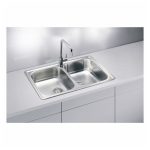 NERJAVNO POMIVALNO KORITO ALVEUS LINE 90, SATIN 790X500 MM - slika 2