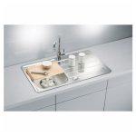 NERJAVNO POMIVALNO KORITO ALVEUS LINE MAXIM 20, SATIN 865X505 MM - slika 2