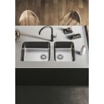 NERJAVNO POMIVALNO KORITO ALVEUS LUNO 30, SATIN 400X400 MM - slika 6