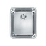 NERJAVNO POMIVALNO KORITO ALVEUS LUNO 40, SATIN 480X400 MM
