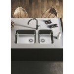 NERJAVNO POMIVALNO KORITO ALVEUS LUNO 40, SATIN 480X400 MM - slika 6