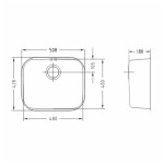NERJAVNO POMIVALNO KORITO ALVEUS VARIANT 10, SATIN 480X400 MM - slika 3