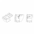 NERJAVNO POMIVALNO KORITO ALVEUS ZOOM MAXIM 30, SATIN 860X500 MM - slika 4