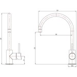 PIPA KUHINJSKA BLITZ K203/3 POMIVALNO KORITO - slika 2