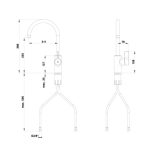 PIPA KUHINJSKA UNITAS ELITE ES20NI BRUŠENI NIKELJ - slika 2