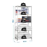 REGAL SIMONRACK 180X90X40 CM, 5 POLIC 280 KG/POLICO - slika 2