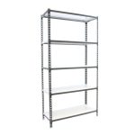 REGAL SIMONRACK 180X90X40 CM 5P/180KG ANTRACIT BELA SIMONCLICK