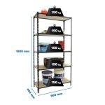 REGAL SIMONRACK WOODCLICK 5/400 ANTRACIT/LES - slika 2