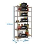 REGAL SIMONRACK WOODCLICK SUPERPLUS 6/500 BELA/LES - slika 3