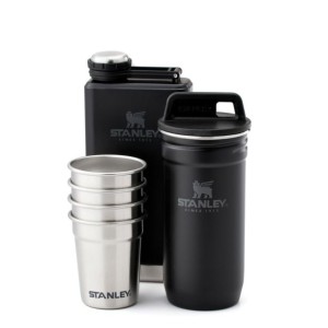 SET PRISRČNICA S KOZARČKI STANLEY ADVENTURE 0,32L ČRNA