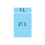 SISTEM ZA LOČEVANJE ODPADKOV ALVEUS ALBIO 20 - slika 2