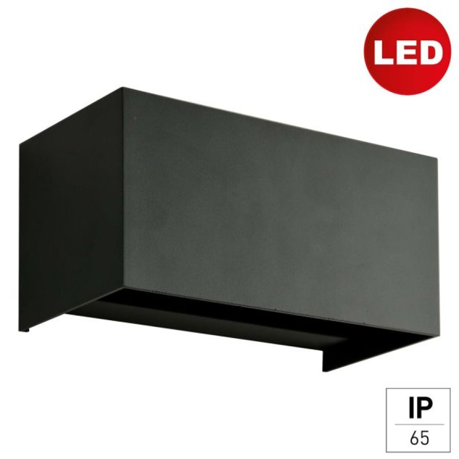 STENSKA VRTNA SVETILKA E2 QUAD LED 4X3W CCT ANTRACIT