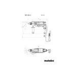 UDARNI VRTALNIK METABO SBE 800-2 - slika 4