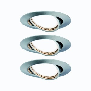 VGRADNI LED REFLEKTOR RL BASE COIN 3X5W GIBLJIV 3STEP DIM, BRUŠ.JEKLO