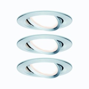 VGRADNI LED REFLEKTOR RL NOVA COIN 3X6.5W 3SDIM OKROGLA, ALU TU/ALU, GIB