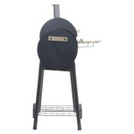 ŽAR NA OGLJE CATTARA SMOKIE 100X55X113 CM S PREKAJEVALNICO - slika 4