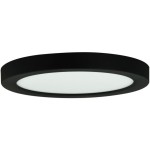 LED PANEL E2 12W CCT MULTIWATT OKROGLI ČRN NADG./VGRAD. - slika 2