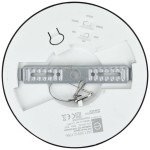 LED PANEL E2 12W CCT MULTIWATT OKROGLI ČRN NADG./VGRAD. - slika 4