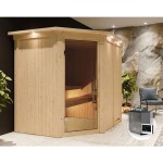 FINSKA SAVNA SIIRIN 6+ 9KW GRELEC BIO KOTNI VHOD+STREŠ.VENEC