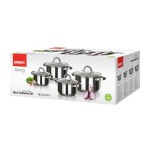 GARNITURA / SET POSODE BANQUET 8 DELNA SWING SET INOX - slika 2